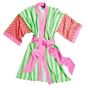 Drunk Elephant Robe 2.0 Green Stripe One-Size Rare